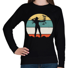 PRINTFASHION Női csigás ijász - Női pulóver - Fekete