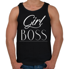 PRINTFASHION Női főnök - Férfi atléta - Fekete atléta, trikó