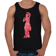 PRINTFASHION Női szobor - Férfi atléta - Fekete