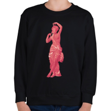 PRINTFASHION Női szobor - Gyerek pulóver - Fekete gyerek pulóver, kardigán