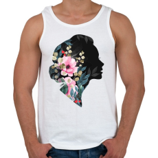 PRINTFASHION Nőnap - Férfi atléta - Fehér