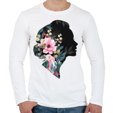 PRINTFASHION Nőnap - Férfi hosszú ujjú póló - Fehér