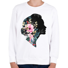 PRINTFASHION Nőnap - Gyerek pulóver - Fehér