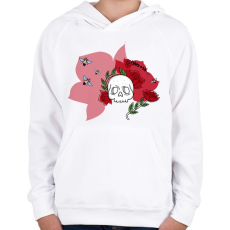 PRINTFASHION Nonbeenary háttérrel - Gyerek kapucnis pulóver - Fehér