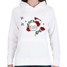 PRINTFASHION Nonbeenary - Női kapucnis pulóver - Fehér női pulóver, kardigán