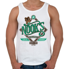 PRINTFASHION Nook'sss - Férfi atléta - Fehér