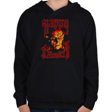 PRINTFASHION Nosferatu halloween - Gyerek kapucnis pulóver - Fekete gyerek pulóver, kardigán