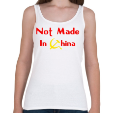 PRINTFASHION not-made-in-china-2 - Női atléta - Fehér