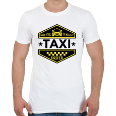 PRINTFASHION Not the worst taxi driver - Férfi póló - Fehér