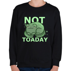 PRINTFASHION not toad-day - Gyerek pulóver - Fekete
