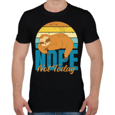 PRINTFASHION Not today - Férfi póló - Fekete férfi póló