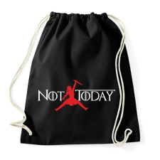 PRINTFASHION Not today - GOT - Sportzsák, Tornazsák - Fekete tornazsák