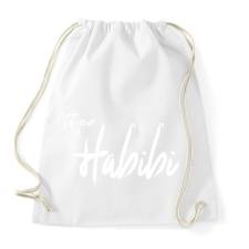 PRINTFASHION Not Your Habibi - Sportzsák, Tornazsák - Fehér tornazsák
