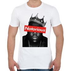 PRINTFASHION Notorious Big - Férfi póló - Fehér