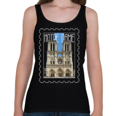PRINTFASHION Notre Dame - Női atléta - Fekete