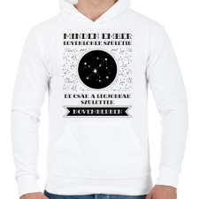 PRINTFASHION November: Nyilas - Férfi kapucnis pulóver - Fehér férfi pulóver, kardigán