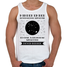 PRINTFASHION November: Skorpió - Férfi atléta - Fehér atléta, trikó