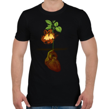 PRINTFASHION Növény világ - Férfi póló - Fekete férfi póló