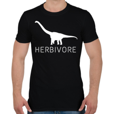 PRINTFASHION Növényevő - Férfi póló - Fekete
