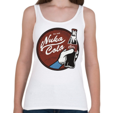 PRINTFASHION Nuka Cola - Női atléta - Fehér