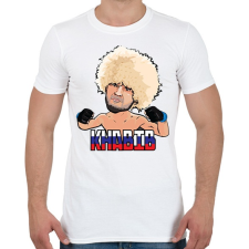 PRINTFASHION Nurmagomedov - Férfi póló - Fehér férfi póló