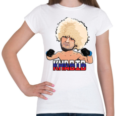 PRINTFASHION Nurmagomedov - Női póló - Fehér