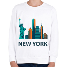 PRINTFASHION NY - Gyerek pulóver - Fehér