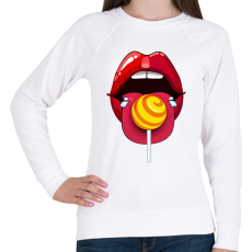 PRINTFASHION Nyalóka - Női pulóver - Fehér