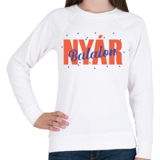 PRINTFASHION Nyár - Balaton - Női pulóver - Fehér