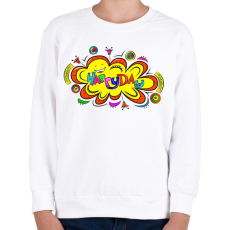 PRINTFASHION Nyár - Gyerek pulóver - Fehér