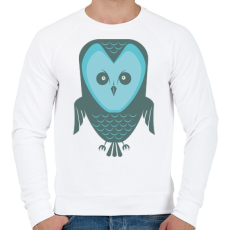 PRINTFASHION Nyári bagoly - Férfi pulóver - Fehér