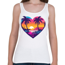 PRINTFASHION Nyári hangulat  - Női atléta - Fehér