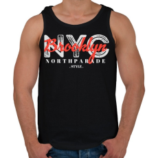 PRINTFASHION NYC  Brooklyn - Férfi atléta - Fekete