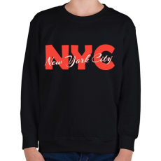 PRINTFASHION nyc - Gyerek pulóver - Fekete