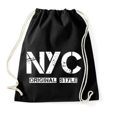 PRINTFASHION NYC ORIGINAL STYLE - Sportzsák, Tornazsák - Fekete tornazsák