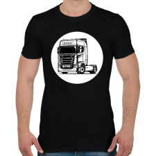 PRINTFASHION Nyergesvontató - Férfi póló - Fekete férfi pulóver, kardigán