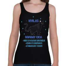 PRINTFASHION Nyilas - Bombay cica - Női atléta - Fekete női trikó