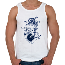 PRINTFASHION nyilas - Férfi atléta - Fehér atléta, trikó