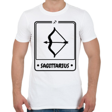 PRINTFASHION nyílas - Férfi póló - Fehér férfi póló