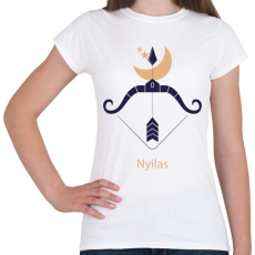 PRINTFASHION Nyilas minta - Női póló - Fehér