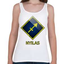 PRINTFASHION Nyilas - Női atléta - Fehér női trikó