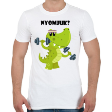 PRINTFASHION Nyomjuk - Férfi póló - Fehér