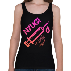 PRINTFASHION Nyugi nővér vagyok  - Női atléta - Fekete