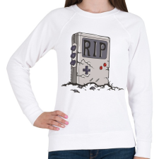 PRINTFASHION Nyugodj békében - Női pulóver - Fehér női pulóver, kardigán