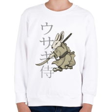 PRINTFASHION Nyúl Ninja - Gyerek pulóver - Fehér