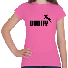 PRINTFASHION Nyuszi logó - Női póló - Rózsaszín női póló