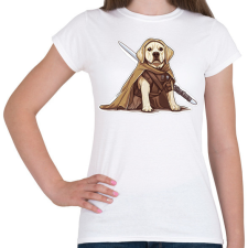 PRINTFASHION Obi Van Labrador - Női póló - Fehér női póló