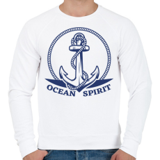 PRINTFASHION Oceán spirit - Férfi pulóver - Fehér