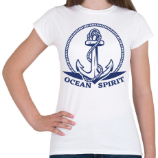 PRINTFASHION Oceán spirit - Női póló - Fehér