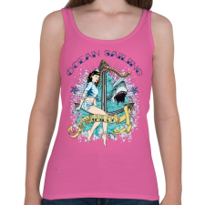 PRINTFASHION Óceáni vitorlázás - Női atléta - Rózsaszín női trikó